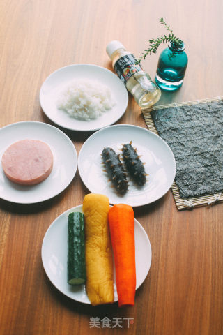 Sea Cucumber Sushi recipe