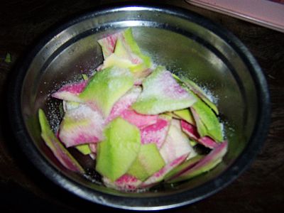 Simmered Radish Skins recipe