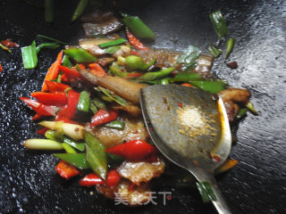 Spicy --- Twice-cooked Pork with Black Soy Sauce recipe