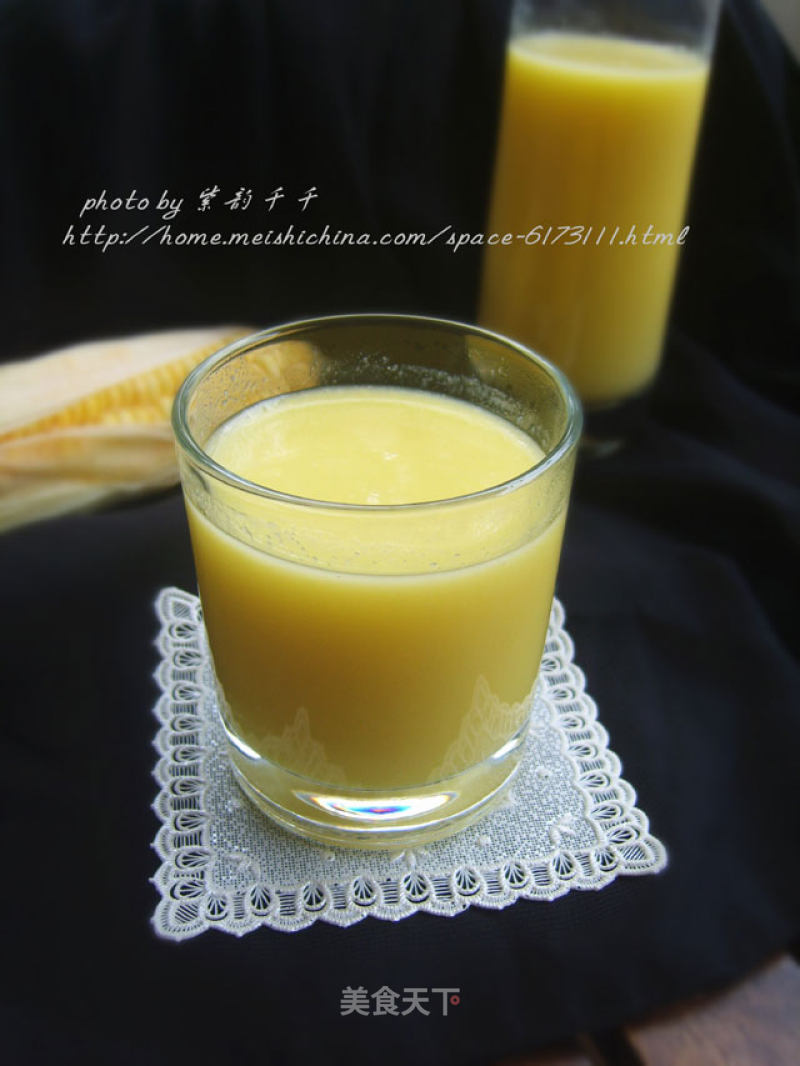 Freshly Squeezed Corn Juice recipe