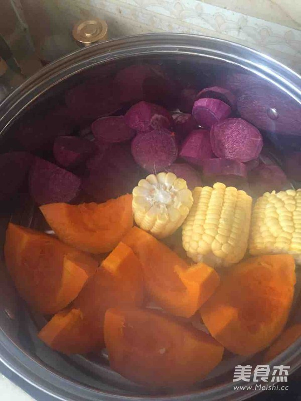 Fruit Colorful Glutinous Rice Balls recipe