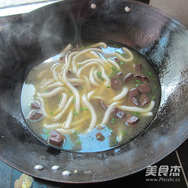Pork Blood Noodle Soup recipe
