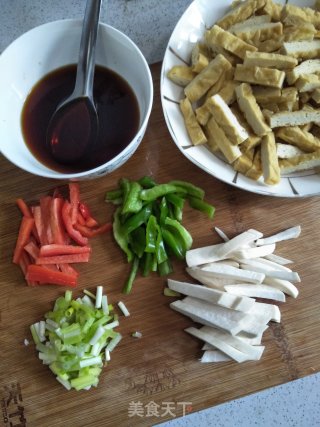 Sweet and Sour Dried Tofu recipe