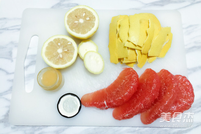 Honey Lemon Red Grapefruit Puree recipe