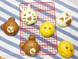 #aca Fourth Session Baking Contest# Making Pornographic, Cute, Cute, Brown, Sally, Steamed Buns recipe