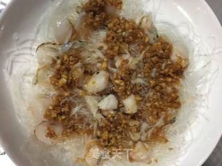 Steamed Scallop Meat with Garlic Vermicelli recipe