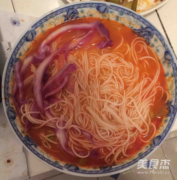 Hot and Sour Noodle Soup recipe