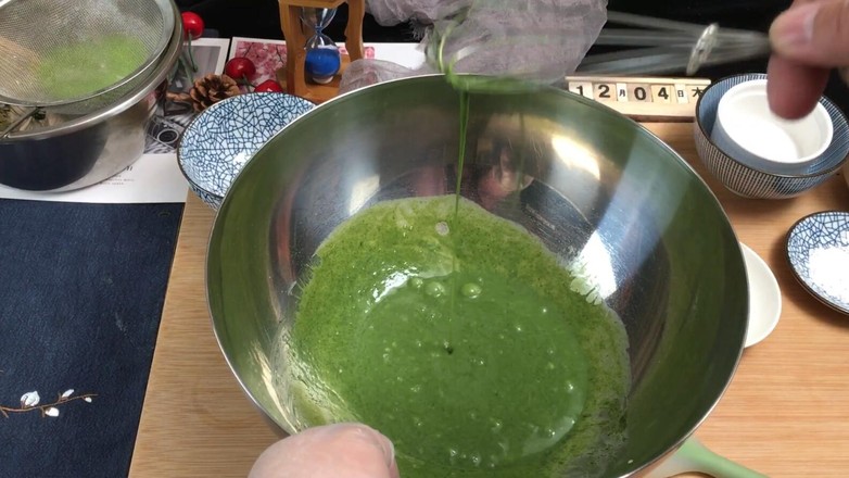 Easy Matcha Honey Bean Cake-microwave Version recipe