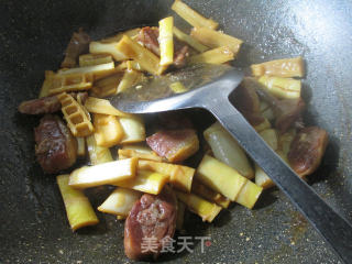 Braised Duck Legs with Roasted Bamboo Shoots recipe