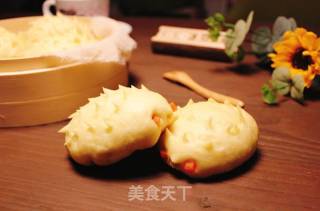 Hedgehog Bean Paste Buns recipe