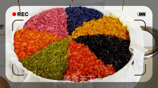 An Upgraded Version of Zhuang's Five-color Glutinous Rice-rainbow Glutinous Rice recipe