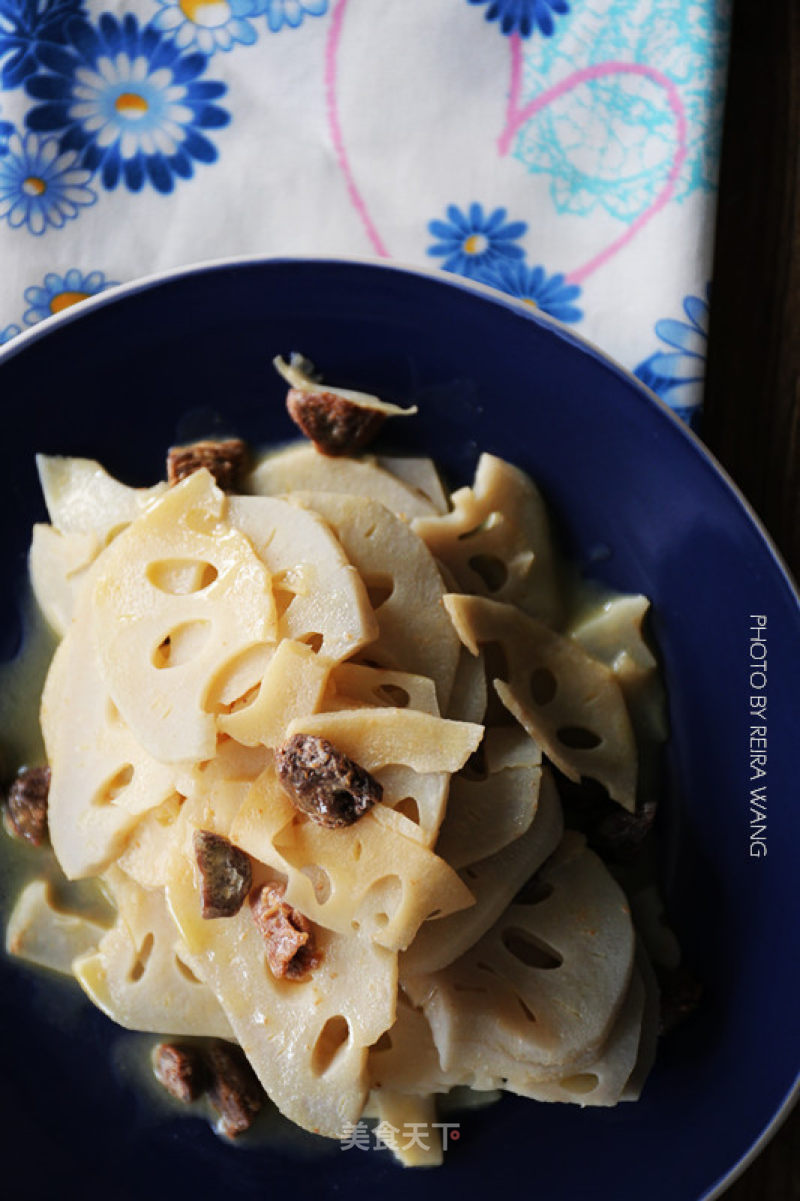 Plum and Lotus Root Slices recipe