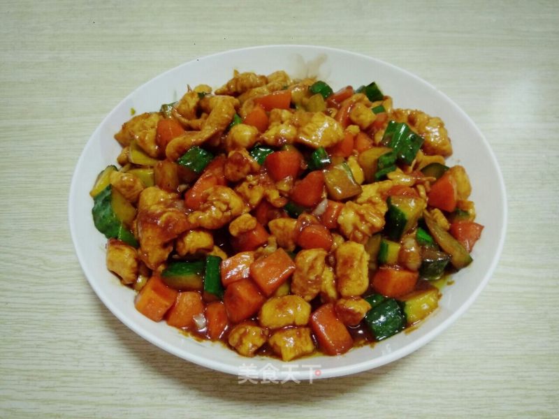 Stir-fried Chicken with Sauce recipe
