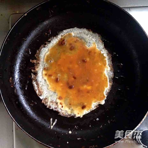 Bean Paste Egg Scallion Pancake recipe