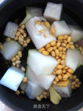 Soybean and Winter Melon Soup recipe