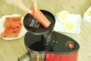 Detox Watermelon Lemon Ice Juice recipe