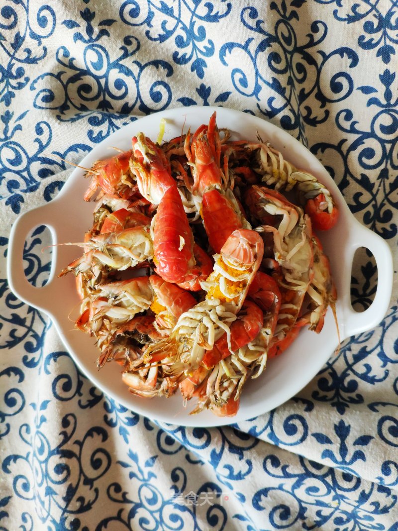 Steamed Mole Cricket Shrimp recipe
