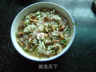 Glutinous Rice with Mung Beans and Lotus Seed Rice recipe