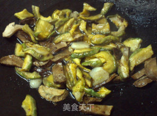 Stir-fried Pork with Pumpkin recipe