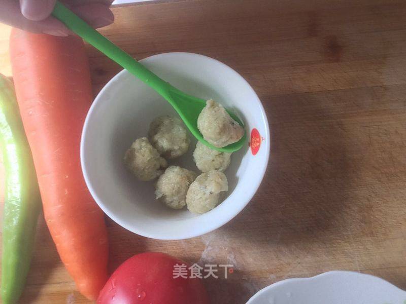 Baby Food Supplement-vegetable Fish Balls recipe