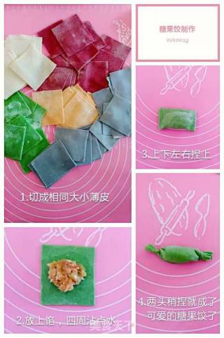 Colorful 🍬 Candy Dumplings recipe