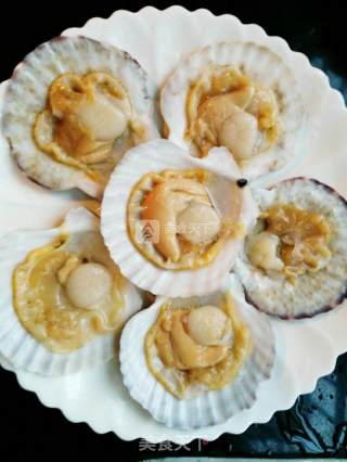 Steamed Scallops with Garlic Vermicelli recipe