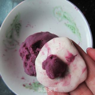 Soy Milk Recipe---glutinous Rice and Purple Sweet Potato Dumpling recipe