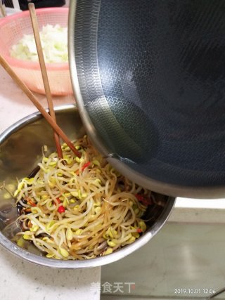 Hot and Sour Soy Sprouts recipe