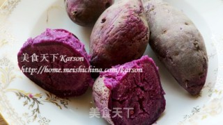 Microwave Roasted Purple Sweet Potato recipe