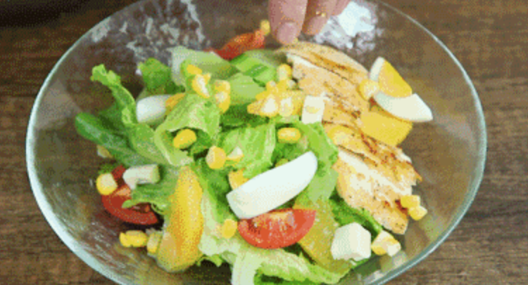 The More You Eat, The Thinner Chicken Breast Salad is Made! recipe