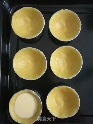 English Egg Tart (handmade Tart Crust and Liquid Tart) recipe