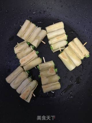 Bean Curd Asparagus Roll recipe