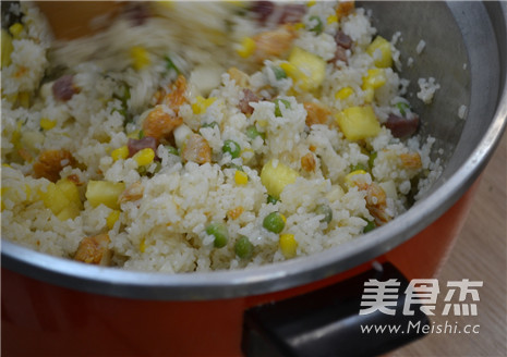 Pineapple Assorted Fried Rice recipe