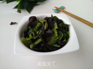 Roasted Fungus with Chinese Cabbage recipe