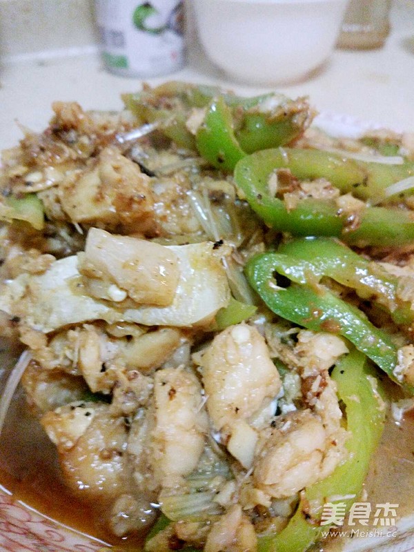 Braised Fish Belly with Green Pepper recipe