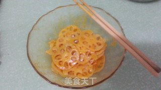 Orange Juice Lotus Root Slices recipe