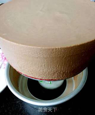 Fluff Marshmallow Chocolate Mirror Mousse Cake recipe