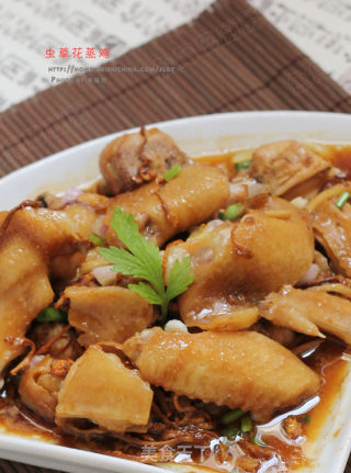 Not Cold But Not Dry, A Good Choice for Tonic in Winter --- Steamed Chicken with Cordyceps recipe