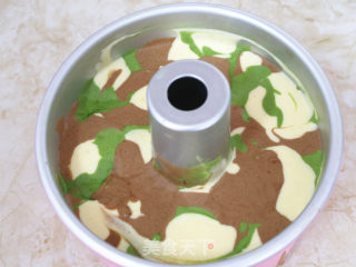 Camouflage Chiffon Cake recipe