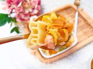 【baby Food】salmon Pasta with Mixed Vegetables recipe