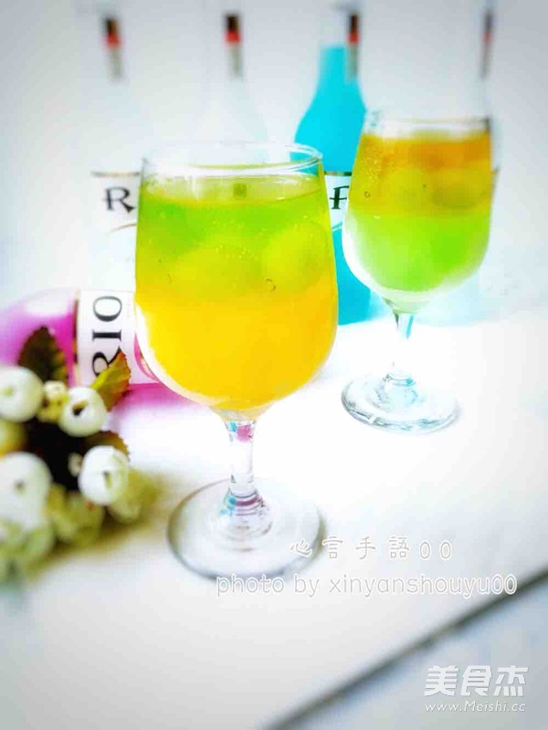 Summer Reverie (two-color Cocktail Iced Drink) recipe