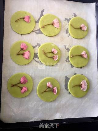 #aca Baking Star Competition# Sakura Matcha Cookies recipe
