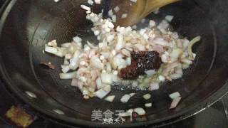 #金龙鱼稻米油# Fried Rice with Squid Mustard Sauce recipe