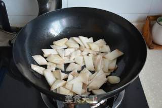 Fried Fungus with Yam recipe