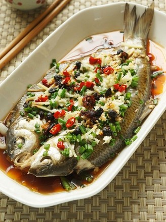 Spicy Soy Sauce Steamed Wasabi Wah Zi Fish recipe