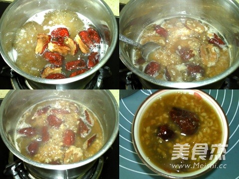 Longan and Jujube Porridge recipe