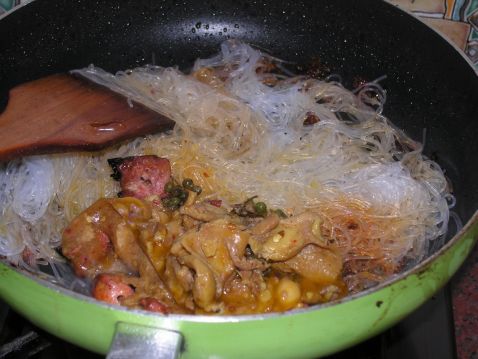 Spicy Vermicelli Chicken recipe