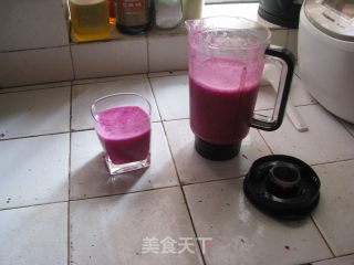 Summer Refreshing Drink (2)-dragon Fruit Banana Smoothie recipe