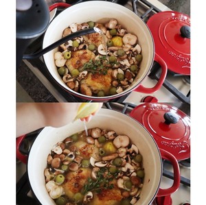 Healthy Recipe Series｜lemon Olive Mushroom Stewed Chicken recipe