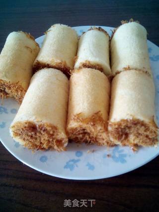 Pork Floss Cake Roll recipe